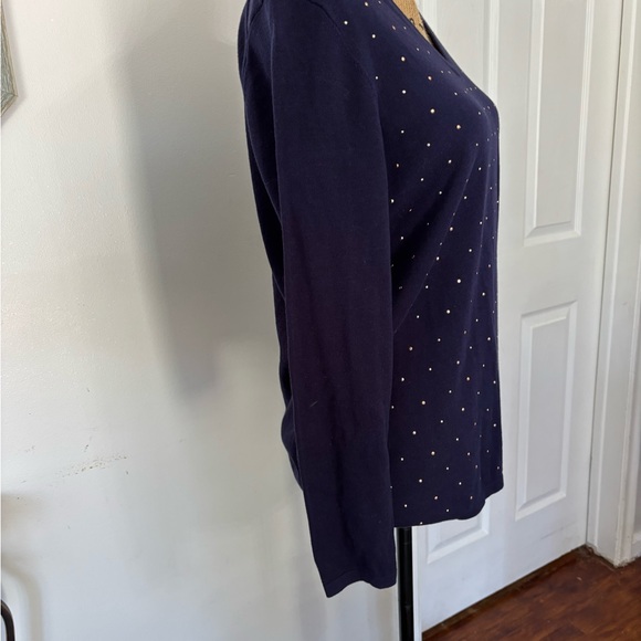 Tommy Hilfiger Dark Blue Knit with Gold Details - Picture 4 of 7